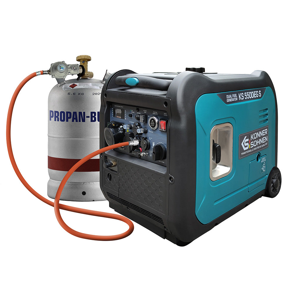 Könner & Söhnen LPG/Benzin Inverter Generator KS 5500iEG S