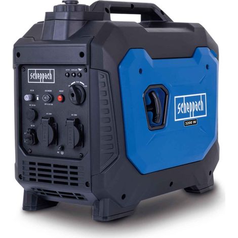 SCHEPPACH SG3500i 3000 W 3500 W Spitze 6,3 l schwarz-blau 66 dB, Inverter-Generator