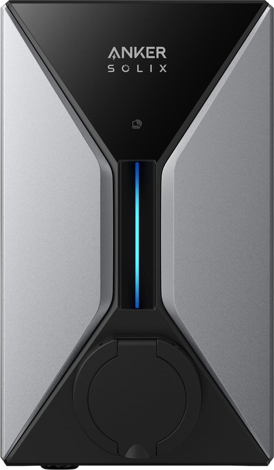 Anker SOLIX V1 11 kW Type 2 EV-Ladestation Socket Schwarz, Grau