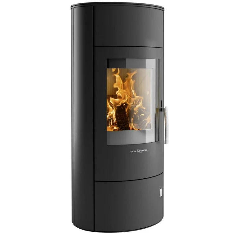 Oranier | Kaminofen | Polar W+ 2.0 | 6,5 kW | Stahl Schwarz