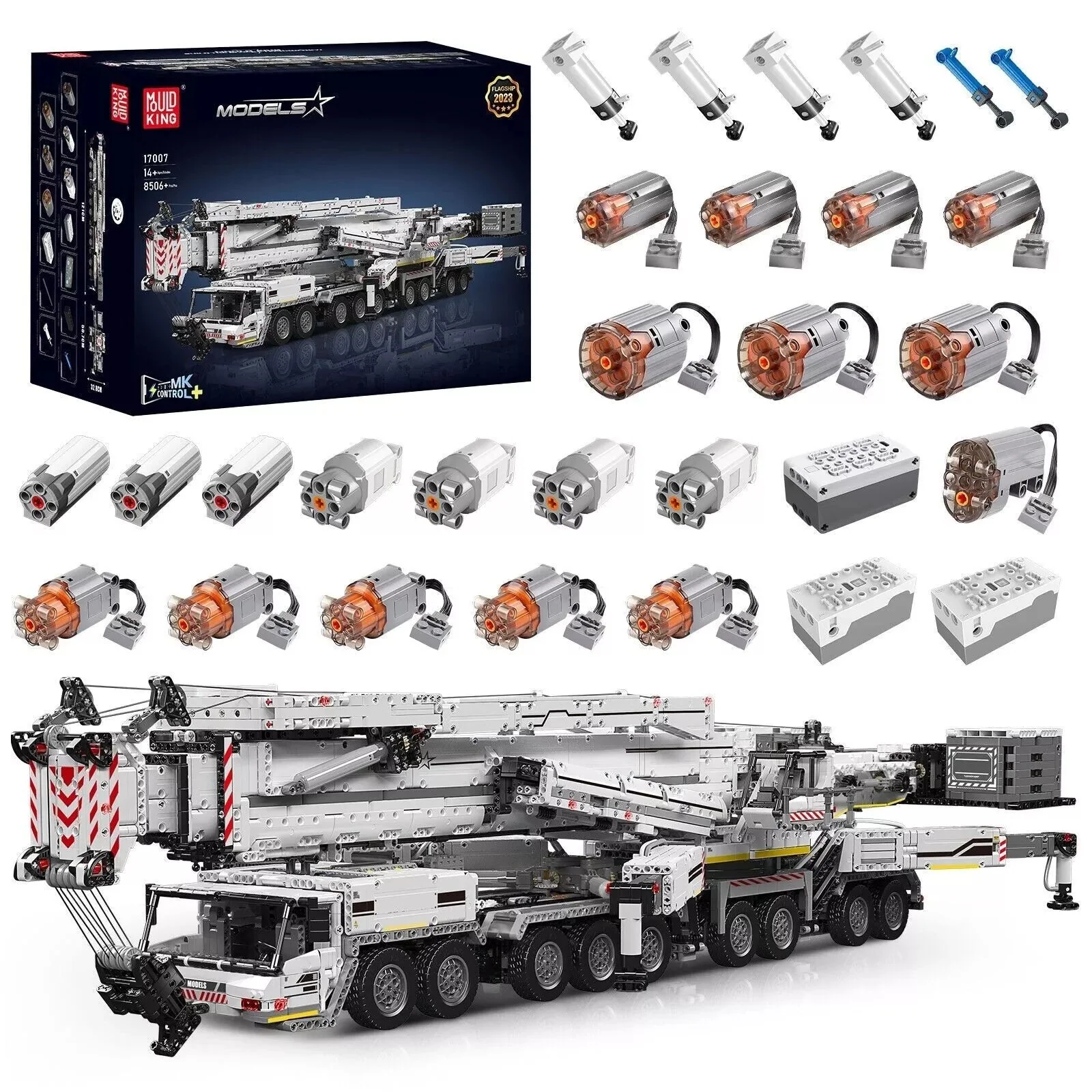 Mould King 17007 Mobilkran LTM 11200 RC Technik Kranwagen