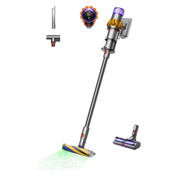 Dyson V15 Detect Aboslut Nickel Satin Gelb 494719-01