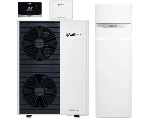 Vaillant Wärmepumpe Luft/Wasser Paket 4.3209 aroTHERM plus VWL 105/6A S2 mit uniTOWER plus VIH QW190 8000029043