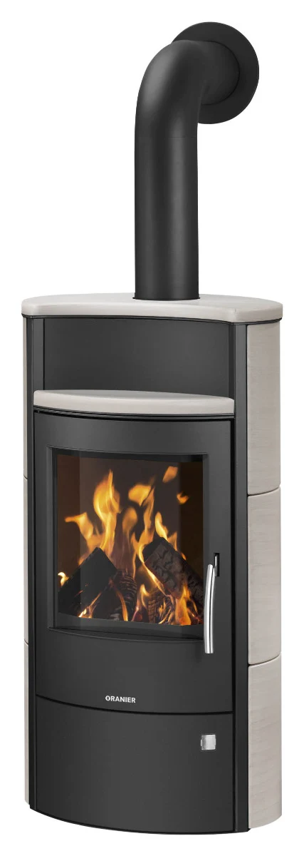 Oranier | Kaminofen | Pori 7 | 6,5 kW | Stahl Schwarz, Freddo