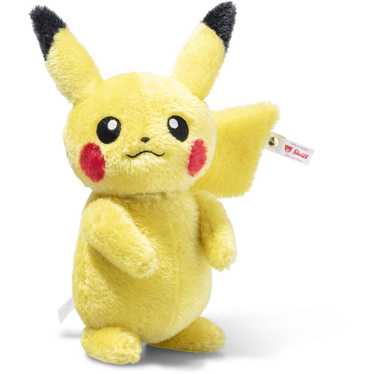 Steiff 356452 Pokemon Pikachu, Mohair, 21 cm, gelb